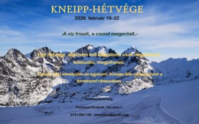 Kneipp-hétvége – ahol a víz és a csend gyógyít
